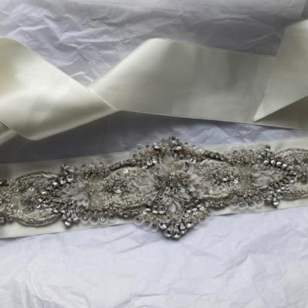 Ivory Bridal Belt